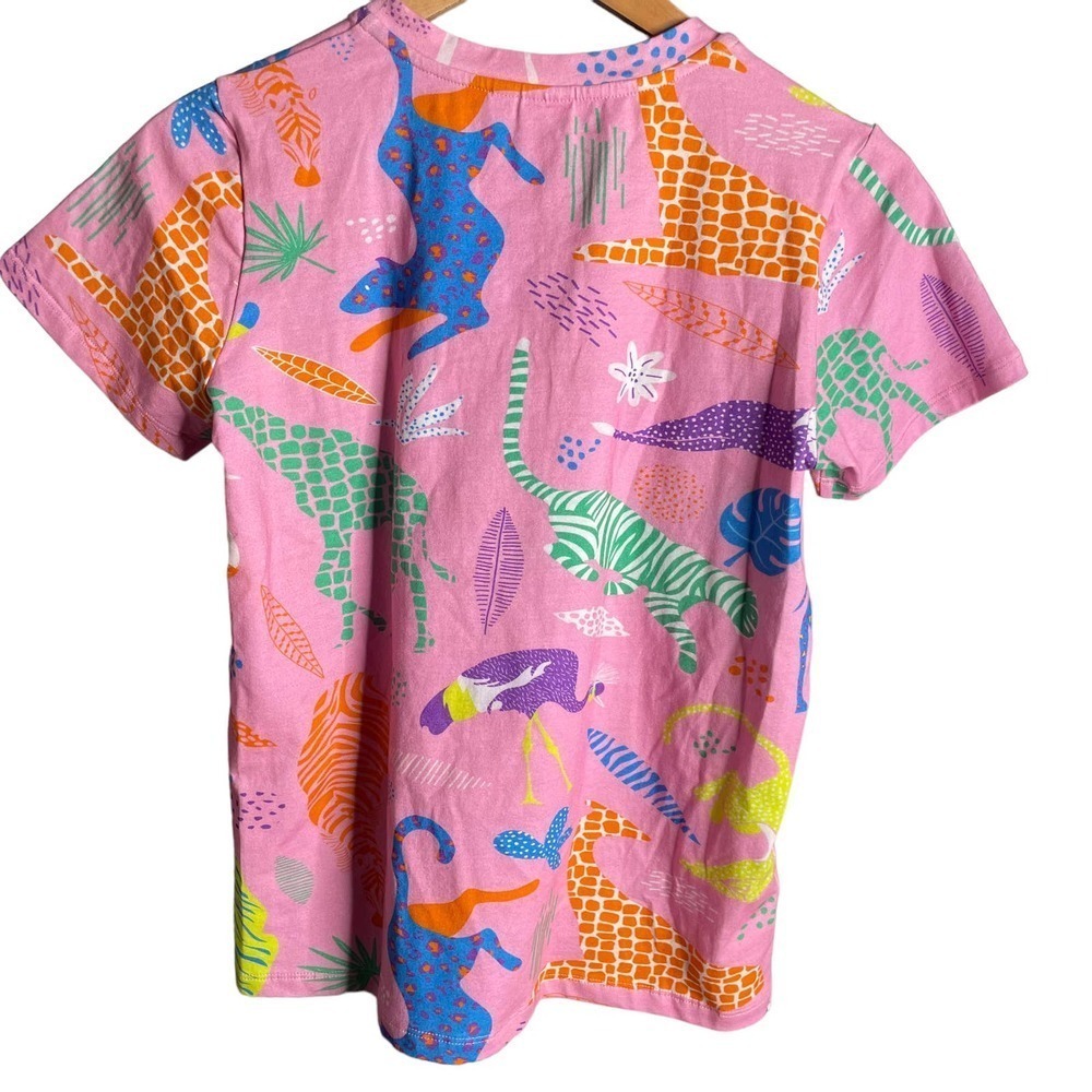 Sheridan French Sequin Tiger Top Pink Multi Size XS - Picture 3 of 4